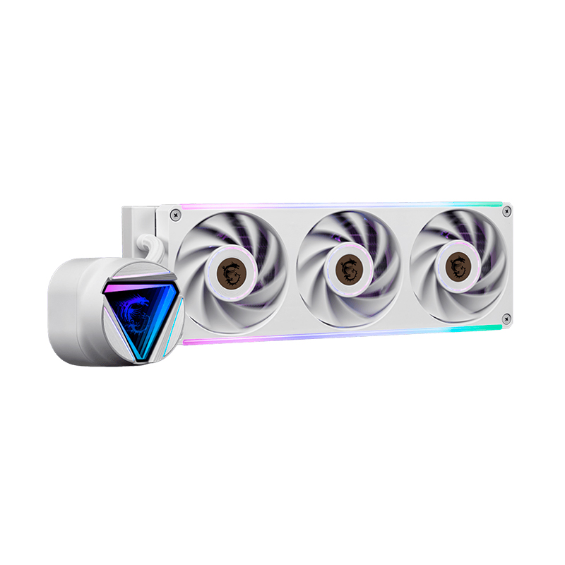 Refrigeración líquida MSI MAG CoreLiquid C360 V2 · 3 ventiladores · blanco