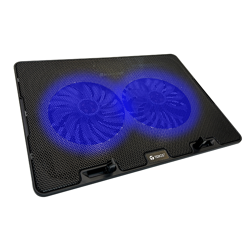 Cooler para laptop Teros TE-7020N · 15.6" · 2 ventiladores