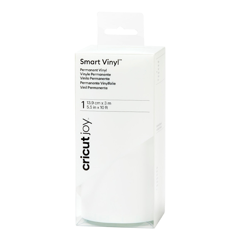 Vinilo permanente Cricut Joy Smart · Blanco · 13.9 cm x 3 m