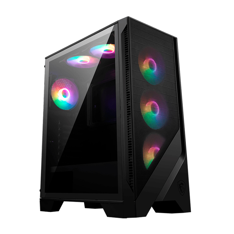 Case MSI MAG Forge 120A Airflow Mid Tower · fuente 650W 80 Plus Bronze