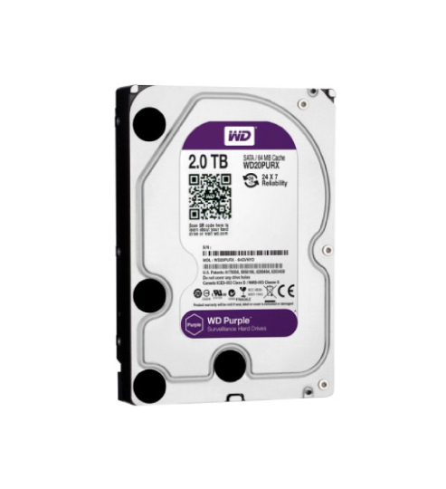 Disco duro WD Purple 2 TB para videovigilancia · SATA