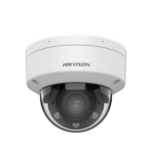 Cámara domo IP exterior Hikvision DS-2CD1723G2-LIZU · 2 MP · varifocal 2.8-12 mm · IR