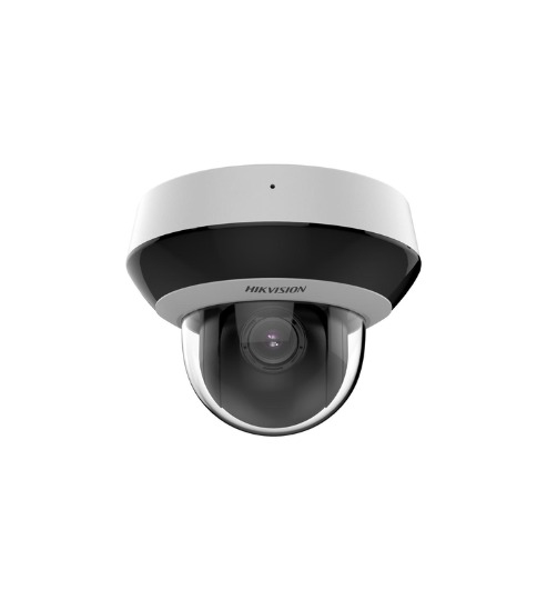 Cámara domo IP PTZ AcuSense Hikvision DS-2DE2A404IWG1-E · 4 MP · zoom 4x · IR 20 m