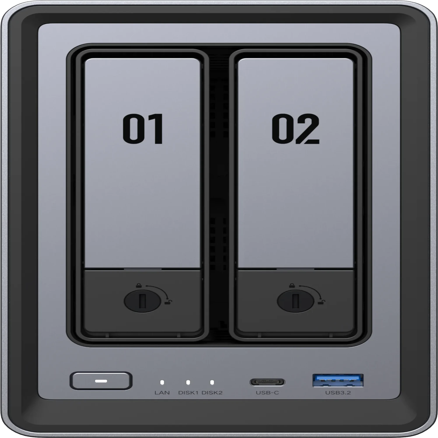 DXP2800 - ALMACENAMIENTO NAS - 2 BAHIAS - NO INCLUYE DISCO - PN INTERNAL 25242