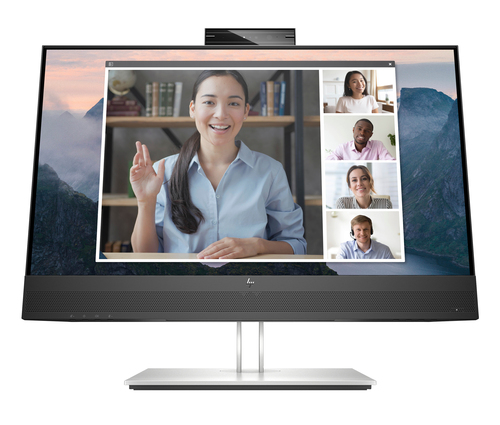 Monitor para videoconferencias HP E24mv G4 23.8" · Full HD IPS · Cámara web 5MP