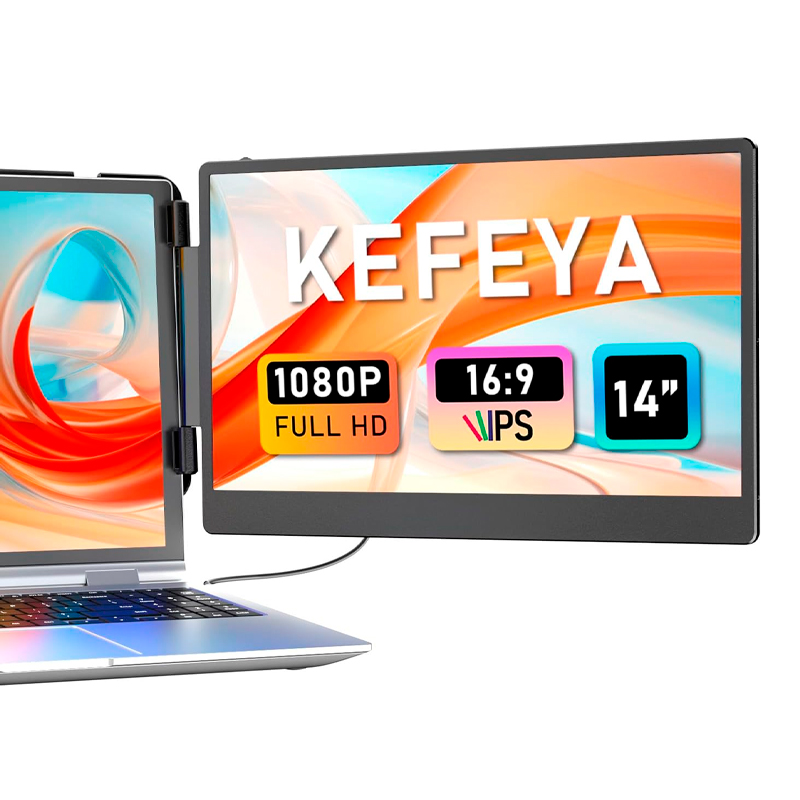 Extensor de pantalla Kefeya S1 · 14" · Full HD · IPS · USB-C/HDMI