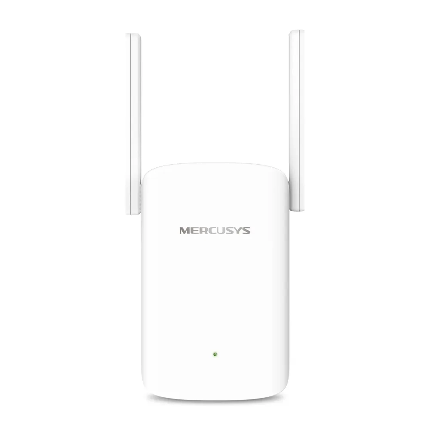 Extensor MERCUSYS WiFi 6 AX1500 dual band (5GHz/2.4GHz), hasta 1500Mbps, 2 antenas, 1 puerto Gigabit, modo AP/extensor, EasyMesh, amplia cobertura.