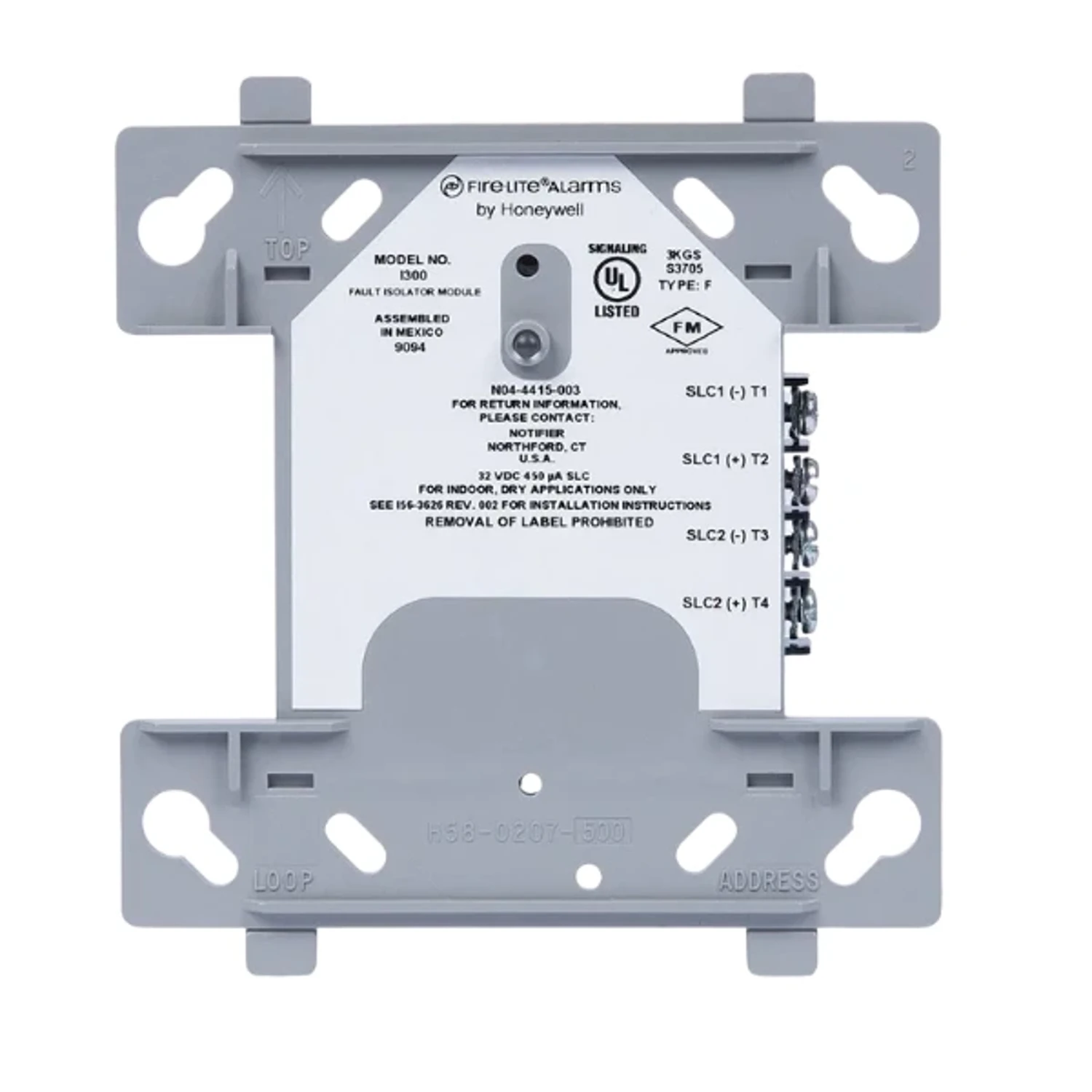 FIRE LITE - MODULO AISLADOR COMPATIBLE CON PANELES ES-50XI, ES.200XI Y ES-1000XI