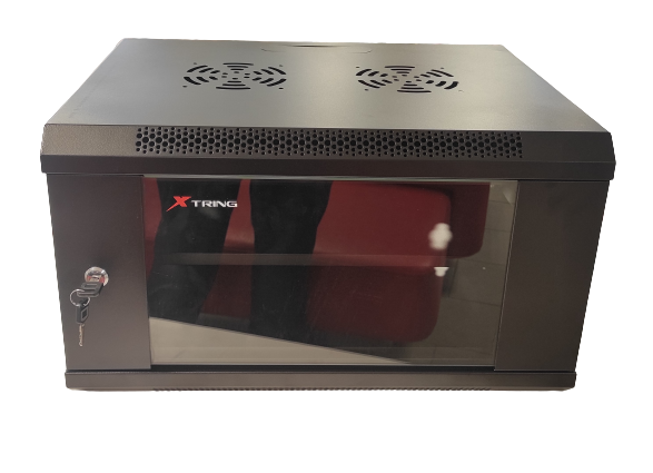 Gabinete metálico de pared STV HH-TF-4U · 4U · 600 x 450 mm