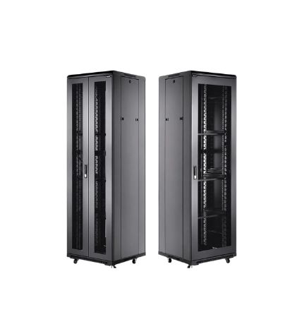 Gabinete metálico de piso Xtring A36642 · 42U · 600 x 600 mm · bandeja y 4 ventiladores