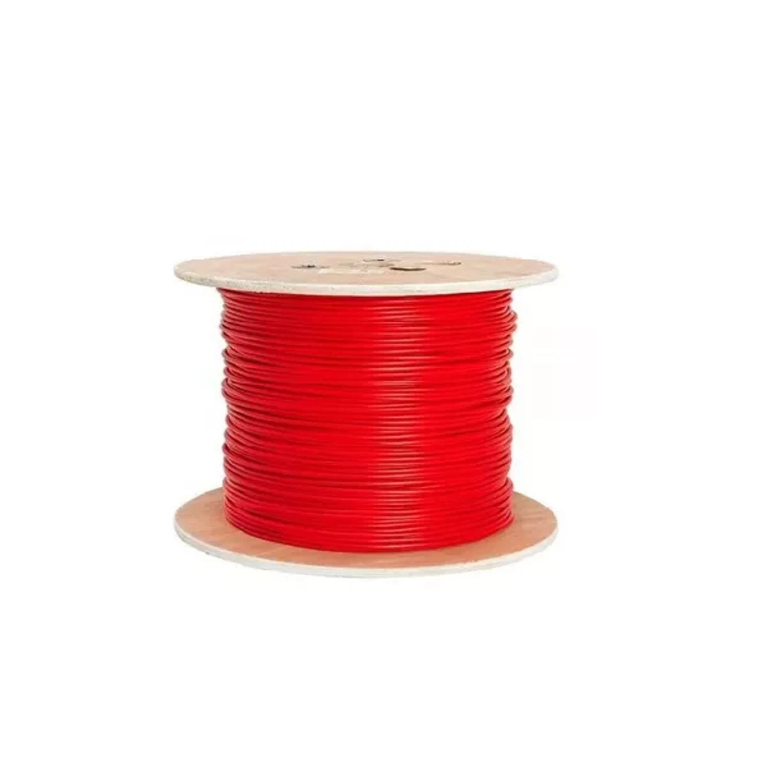 GENESIS - CABLE FPLR SOLIDO 2X16 ROJO - 1000 PIES