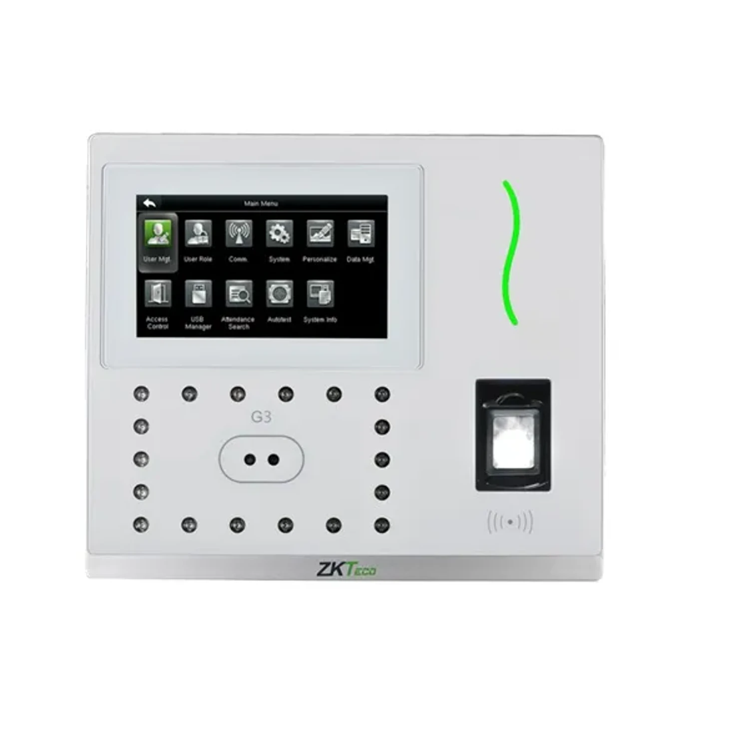 GREEN LABEL - TEMINAL MULTI-BIOMÉTRICA PARA GESTIÓN DE ASISTENCIA Y CONTROL DE ACCESO