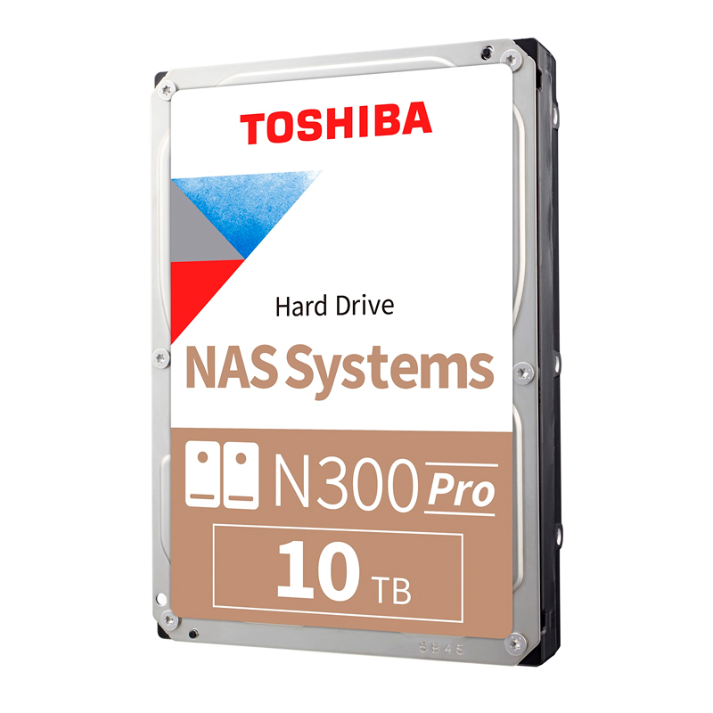 Disco duro Toshiba N300 Pro para NAS · 10 TB · 3.5" · SATA · 7200 rpm