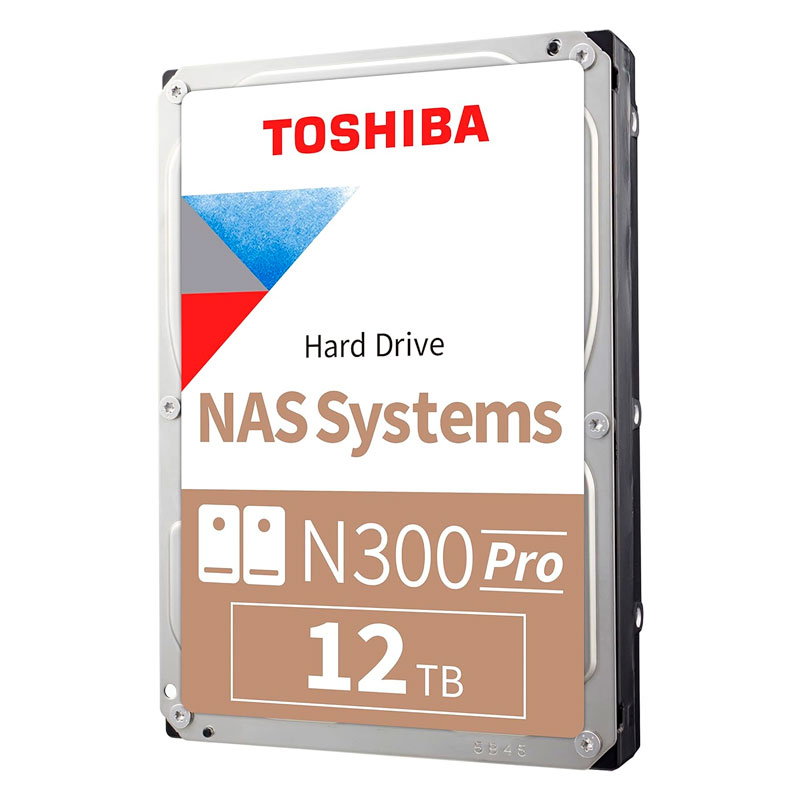 Disco duro Toshiba N300 Pro para NAS · 12 TB · 3.5" · SATA · 7200 rpm