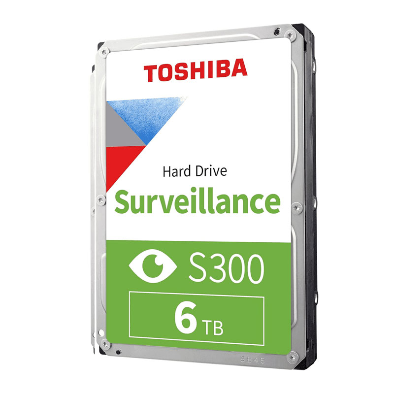 Disco duro Toshiba S300 para videovigilancia · 6 TB · 3.5" · SATA