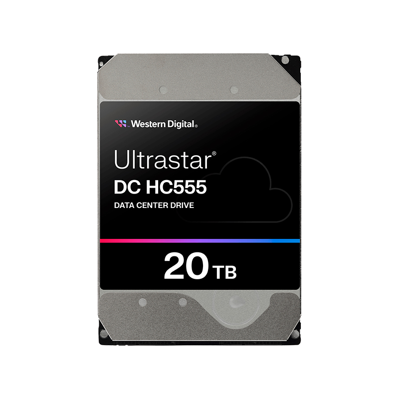 Disco duro WD Ultrastar HC555 · 20 TB · 3.5" · SATA · Data Center