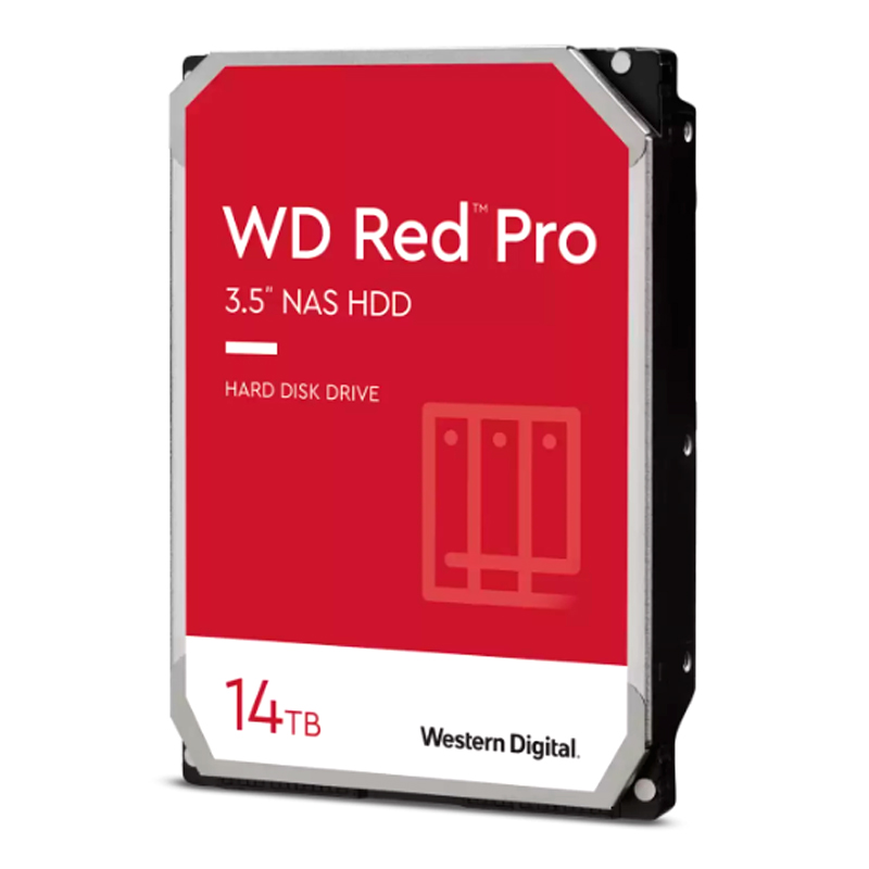 Disco duro WD Red Pro para NAS · 14 TB · 3.5" · SATA · 7200 rpm