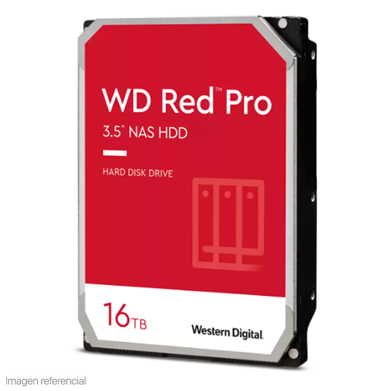 Disco duro WD Red Pro para NAS · 16 TB · 3.5" · SATA · 7200 rpm