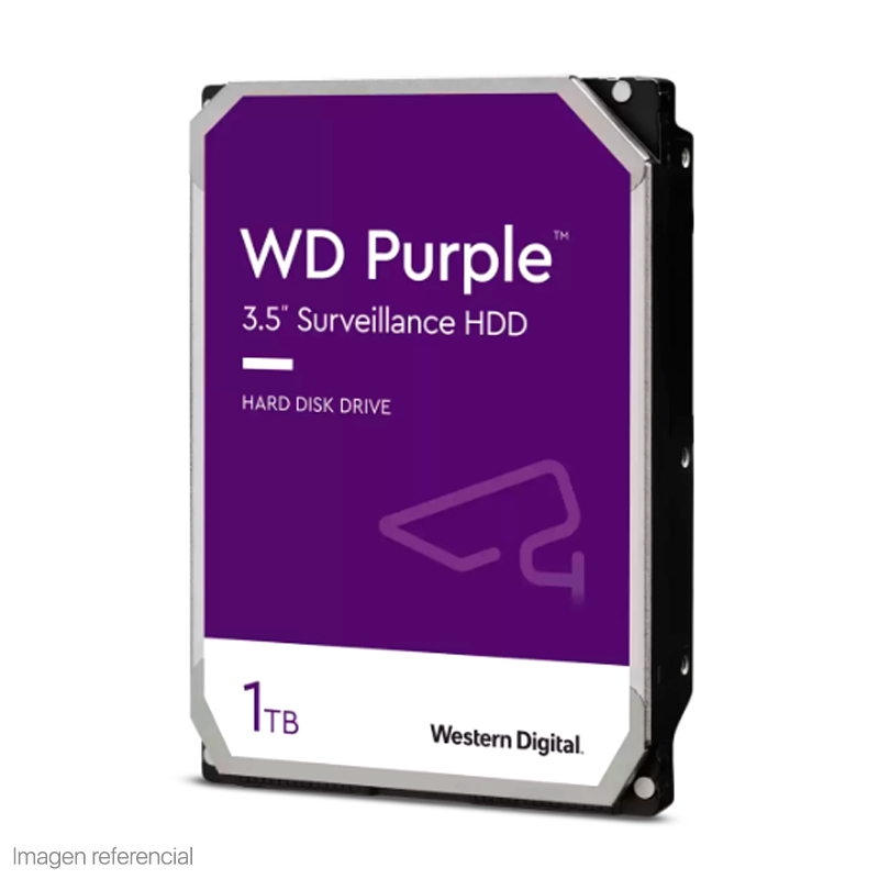 Disco duro WD Purple · 1 TB · 3.5" · SATA · 64 MB caché