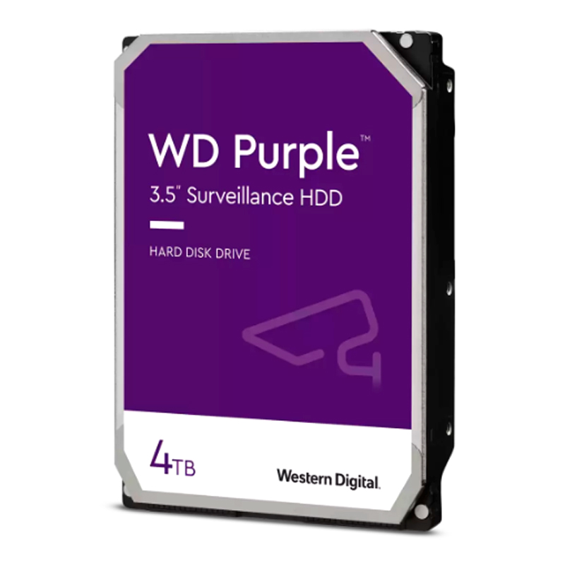 Disco duro WD Purple · 4 TB · 3.5" · SATA · 256 MB caché