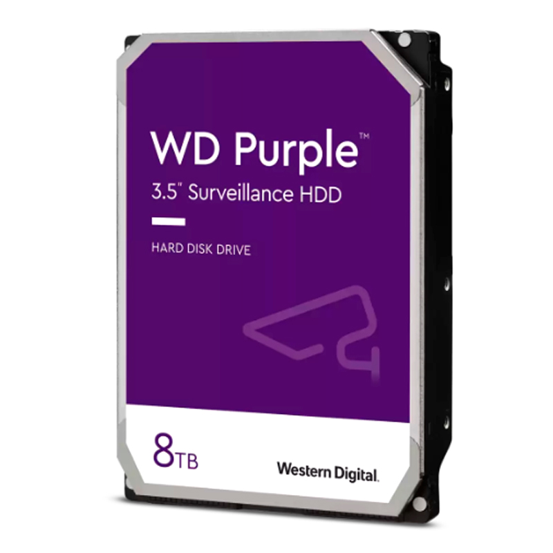 Disco duro WD Purple · 8 TB · 3.5" · SATA · 256 MB caché