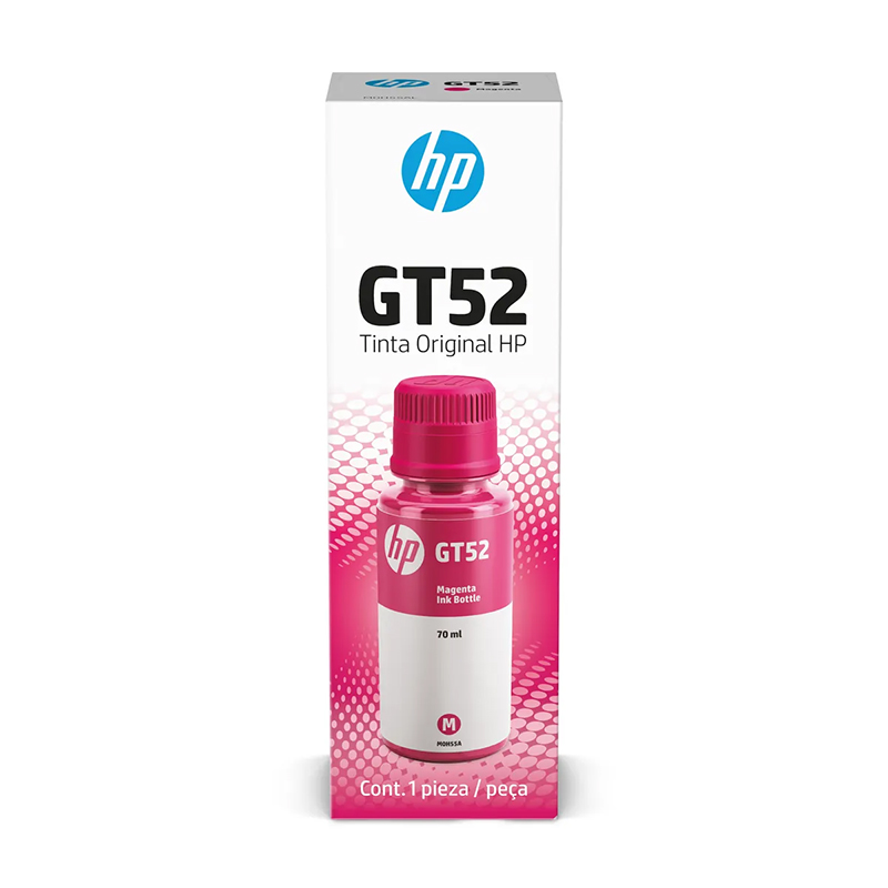 Botella de tinta HP GT52 · Magenta · 70 ml