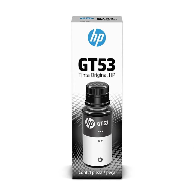 Botella de tinta HP GT53 · Negro · 90 ml
