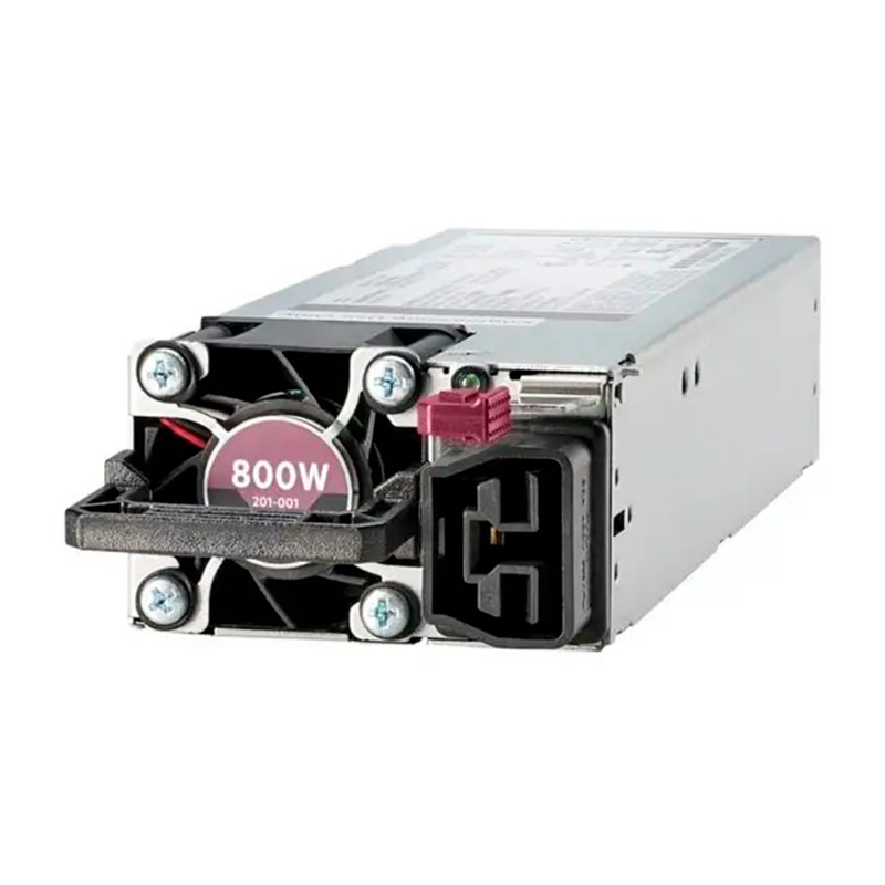 Fuente de poder HPE 800 W Flex Slot Platinum · Hot Plug
