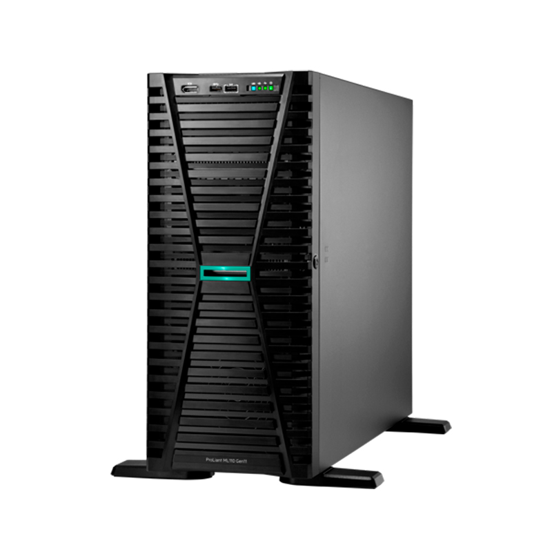 Servidor torre HPE ProLiant ML110 Gen11 · Xeon Silver 3508U · 32 GB RAM · 2x4 TB HDD