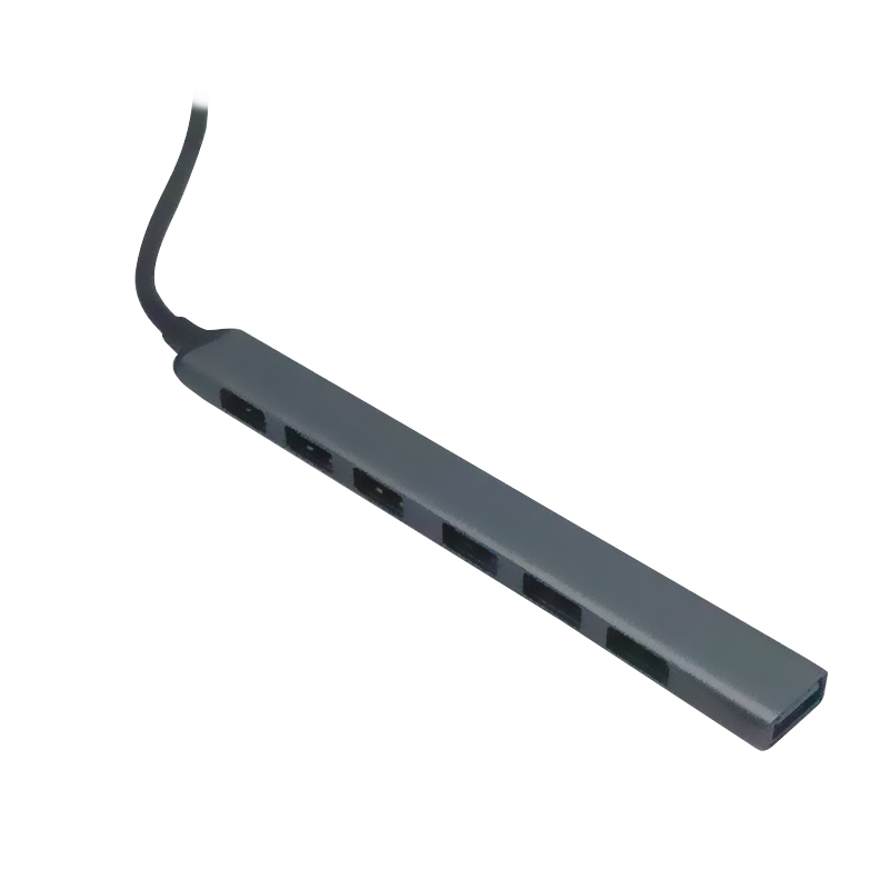 Hub USB Teros TE-8083N · 7 puertos · USB 2.0 y USB 3.0