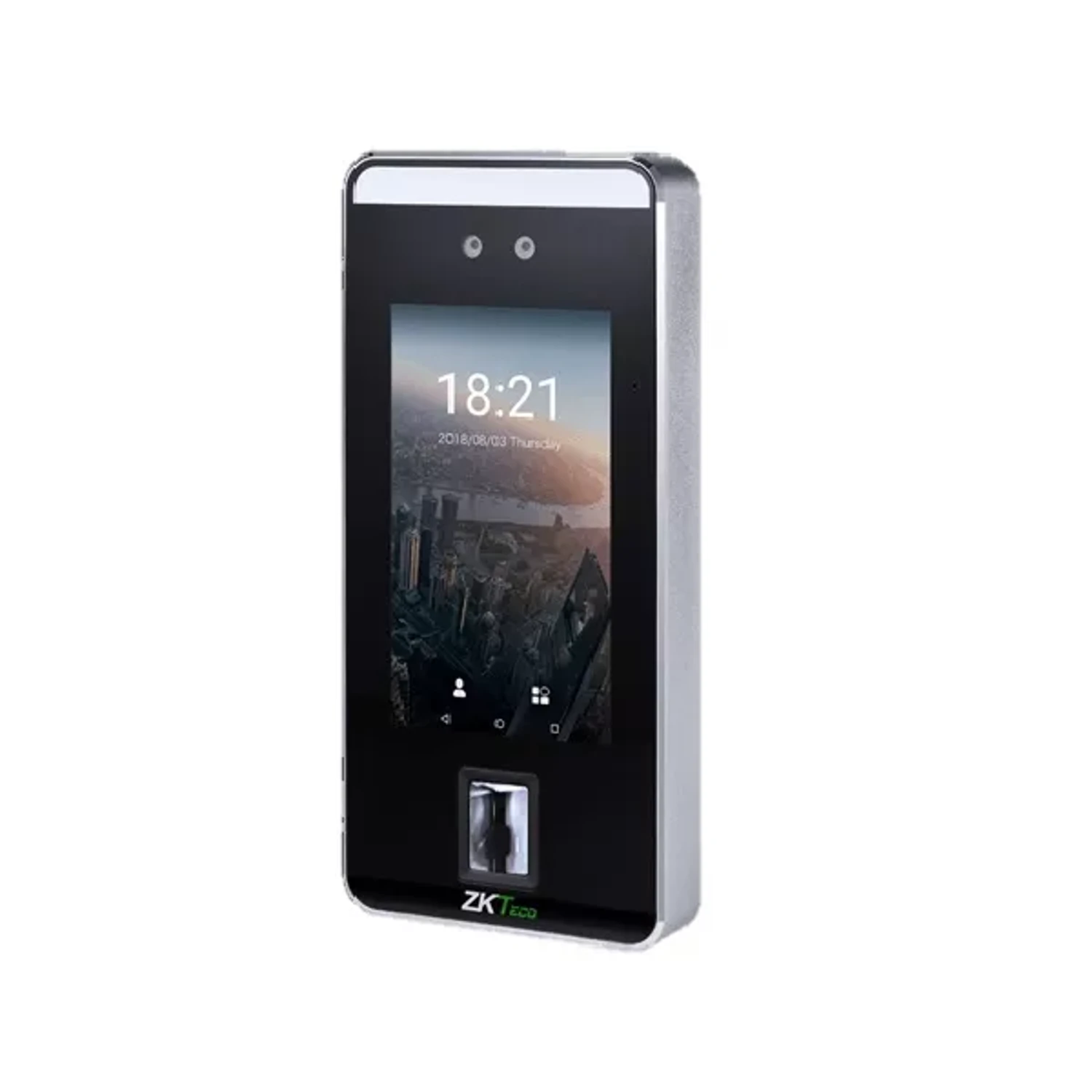 ID - MULTIBIOMETICO DE HUELLA Y ROSTRO CON PANTALLA LCD TOUCH DE 5PULG, USER CAPACITY: 10,000 / FACE CAPACITY: 6,000 / FINGERPRINT CAPACITY:10,000 / TRANSACTION CAPACITY: 200,000 WIFI