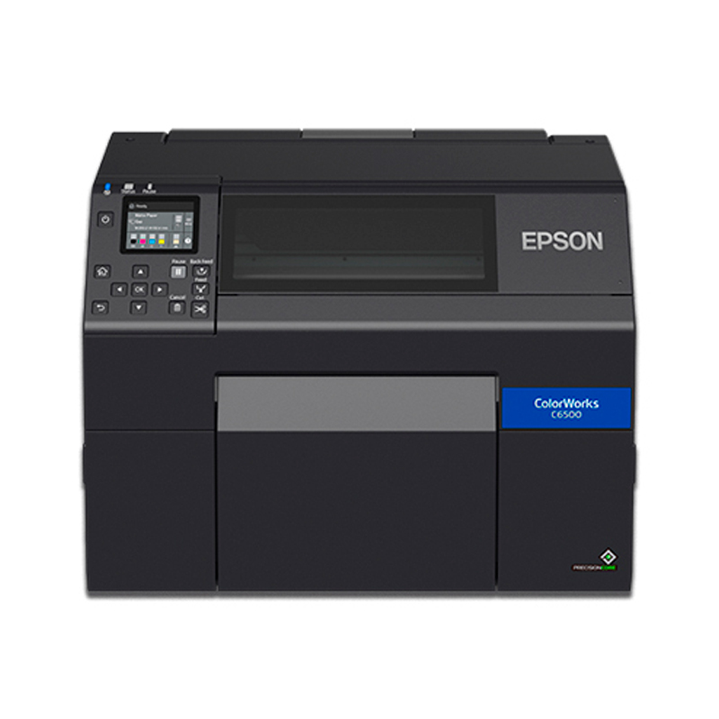 Impresora de etiquetas a color Epson ColorWorks CW-C6500A · Cortador automático