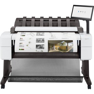 Impresora de gran formato de inyección de tinta HP Designjet T2600 PostScript · Includes Impresora, Escáner, Copiadora · 914.40mm (36") Anch