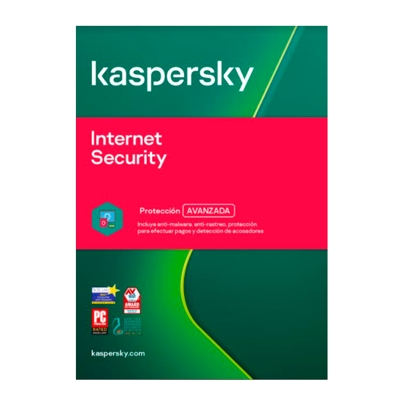 Kaspersky Internet Security · 3 PC · 2 años