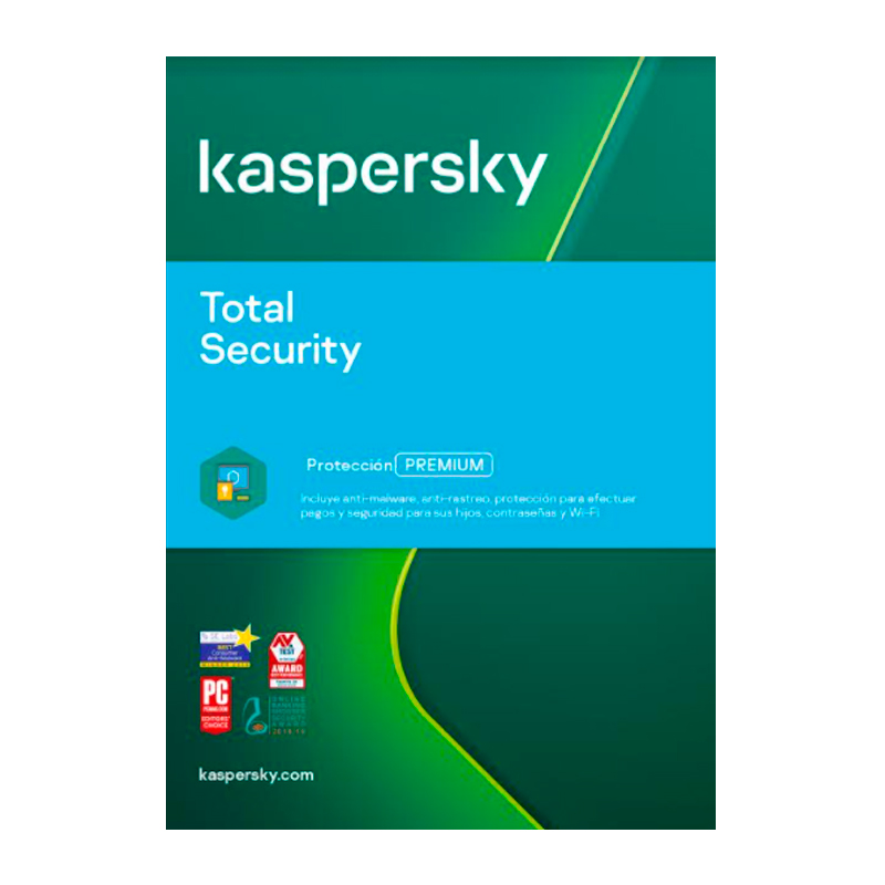 Kaspersky Total Security · 10 PC · 1 año