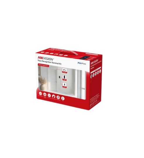 Kit de control de acceso Hikvision DS-KAS342 · terminal DS-K1T342EFWX-E1 · cerradura 600 lb