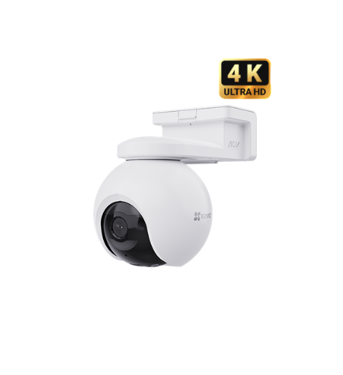 Kit cámara IP PT exterior EZVIZ CS-EB8-R200 · 4K · 4G y Wi-Fi · panel solar