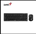 Kit teclado y mouse Genius inalámbrico Luxemate Q8100 AI Copilot compacto multimedia en español · Negro