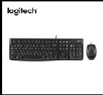 Kit teclado y mouse Logitech MK120 USB en español · Negro
