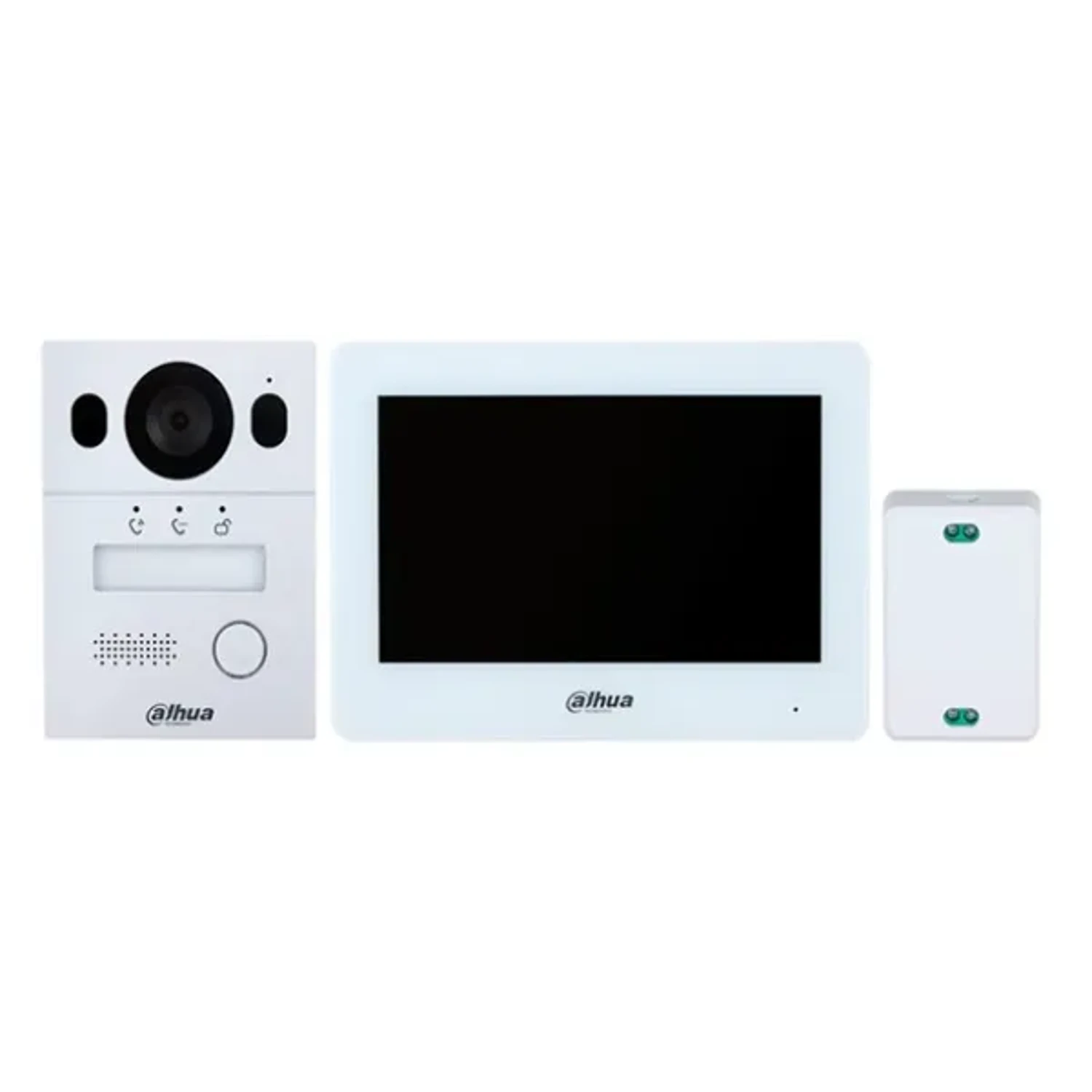 KIT VIDEOPORTERO HÍBRIDO 2 HILOS, 2MP + MONITOR WIFI 7" (IP65/IK07)