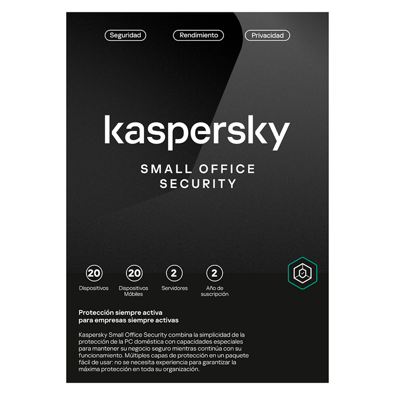 Kaspersky Small Office Security · 20 PC · 2 años