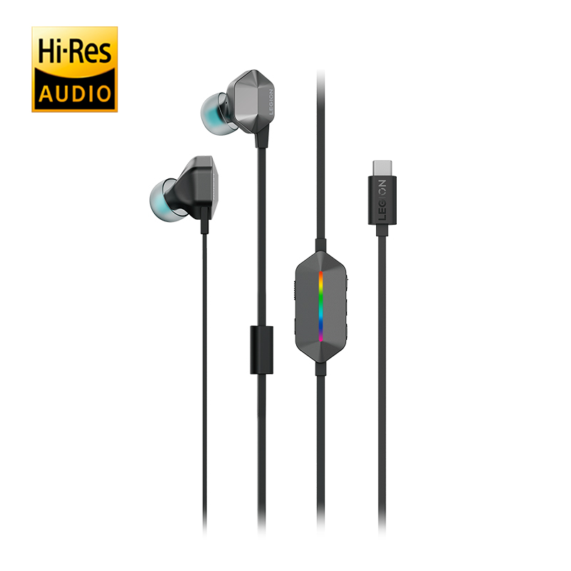 Audífonos in-ear gamer Lenovo Legion E510 · 7.1 · RGB