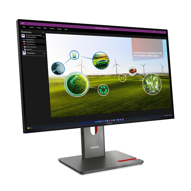 Monitor Lenovo ThinkVision P27q-40 27" · QHD Fast IPS · 120 Hz · USB