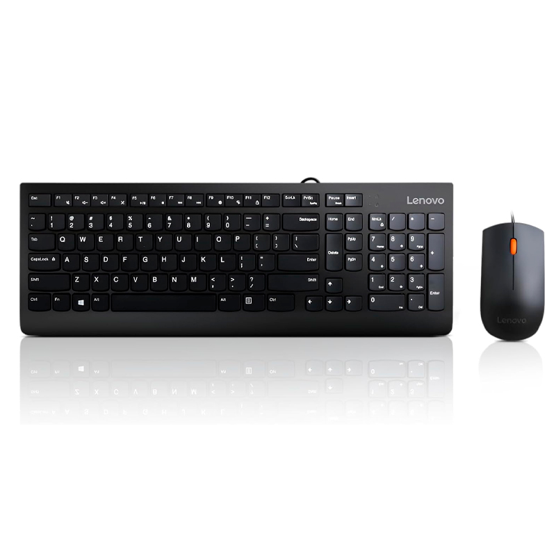Kit de teclado y mouse Lenovo 300 · USB