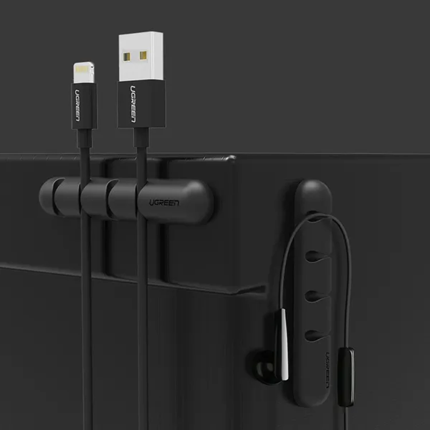 LP114 - ORGANIZADOR DE CABLES C/ 4 RANURAS- 2 PIEZAS POR PACK - DIAMETRO 5MM - MATERIAL GEL SILICE - PN INTERNAL 30762