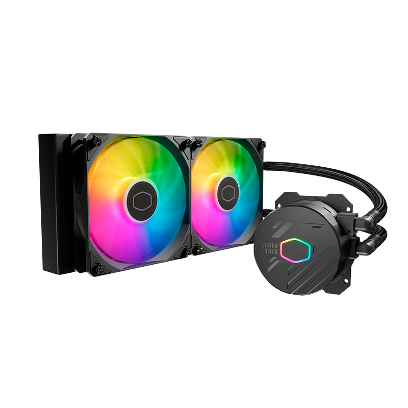 Refrigeración líquida Cooler Master MasterLiquid 240L Core ARGB · 2 ventiladores