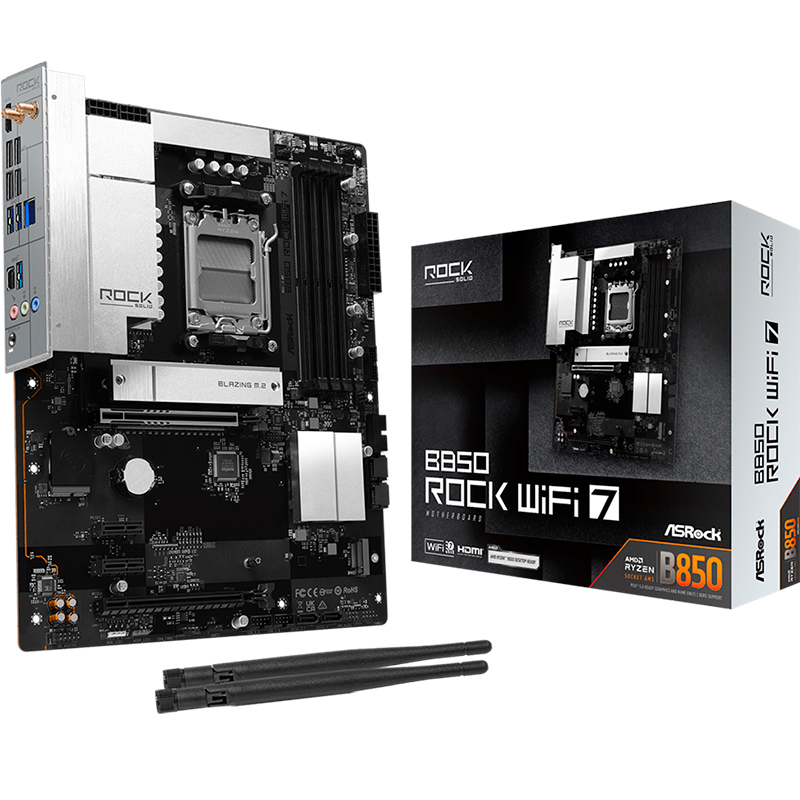 MB AR B850 ROCK S/V/L WIFI 7