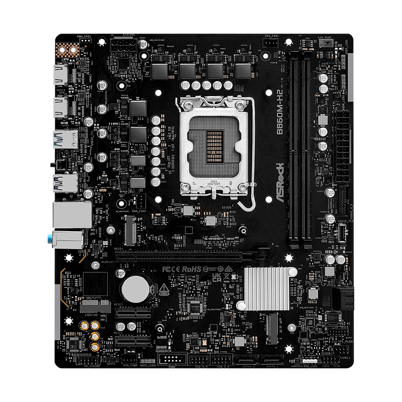 Placa madre ASRock B860M-H2 · LGA 1851 · DDR5 · Micro ATX