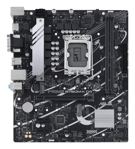 Placa madre ASUS Prime B760M-K D4 · LGA1700 · DDR4 · Micro ATX