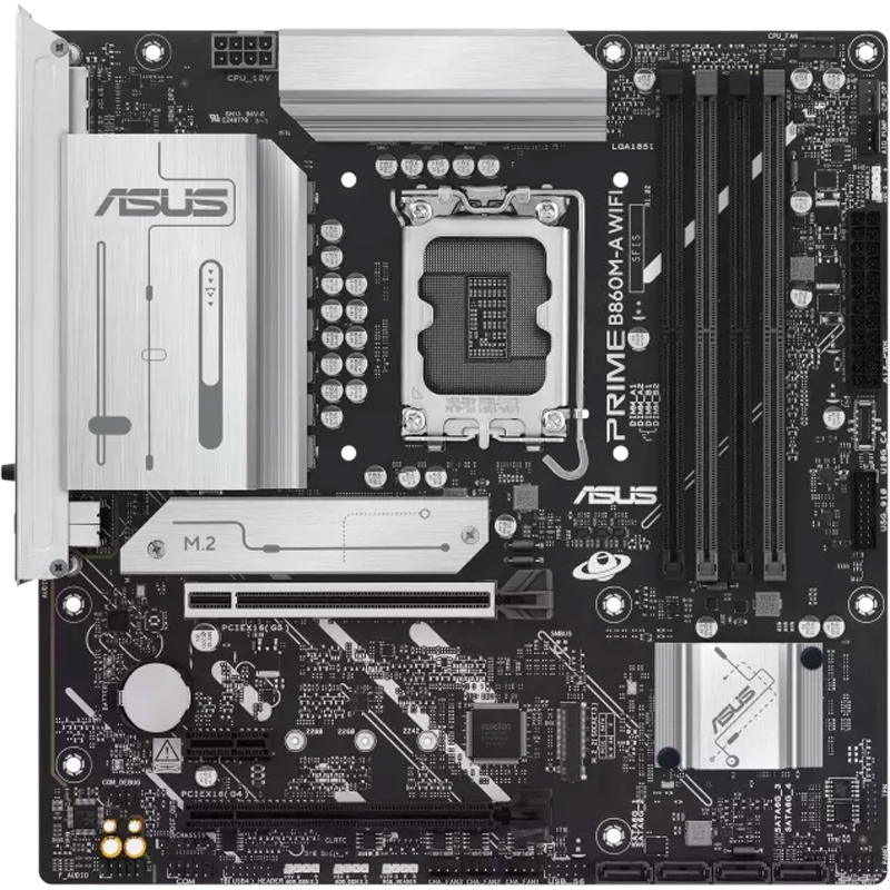 Placa madre ASUS Prime B860M-A WiFi · LGA1851 · DDR5 · Micro ATX